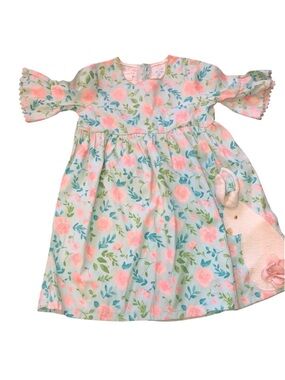 MUDPIE little girls bunny Easter dress size 5T